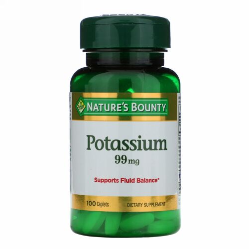 Nature's Bounty, カリウム、 99 mg、 100カプセル