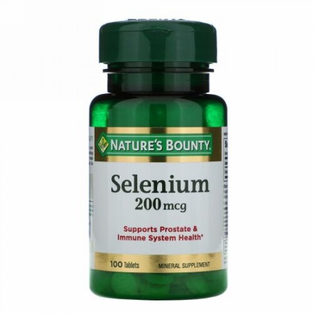 Nature's Bounty, セレン, 200 mcg, 100 錠