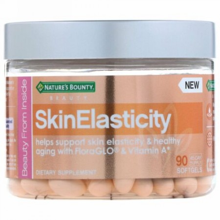 Nature's Bounty, スキンエラスシティー、90ソフトジェル