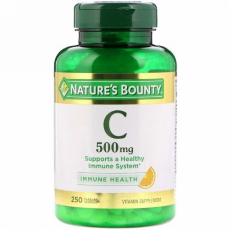 Nature's Bounty, ビタミンC、 500 mg、 250タブレット