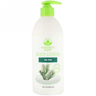 Nature's Gate, Body Lotion, Tea Tree, 18 fl oz (532 ml) (Discontinued Item)