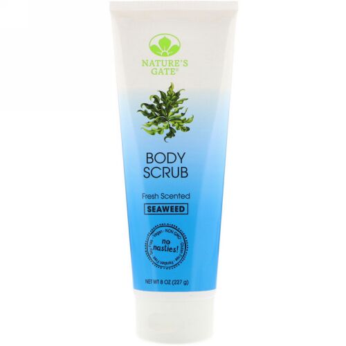 Nature's Gate, Body Scrub, Seaweed, Fresh Scented, 8 oz (227 g) (Discontinued Item)