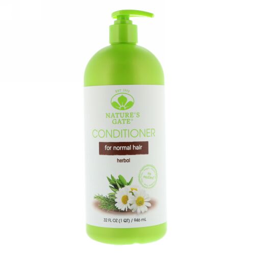 Nature's Gate, ハーブコンディショナー、ノーマルヘア用、32 fl oz (946 ml) (Discontinued Item)