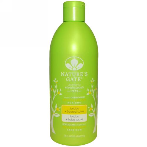Nature's Gate, 再活性化コンディショナー, ホホバ＋ハス, 18液量オンス（532 ml） (Discontinued Item)