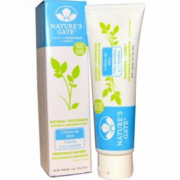 Nature's Gate, 天然練り歯磨き, Creme de Mint, 6 オンス（170 g） (Discontinued Item)