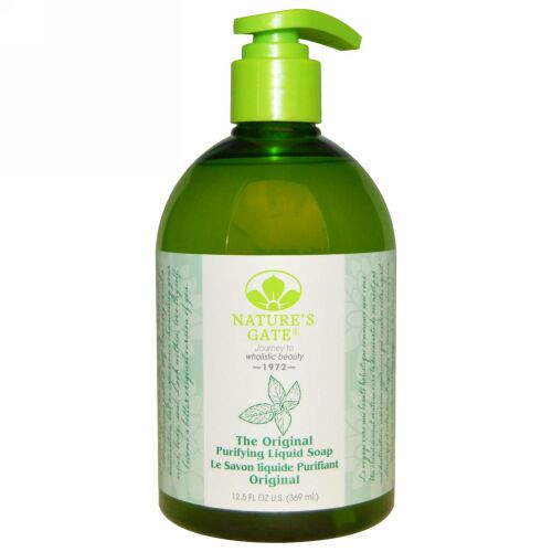 Nature's Gate, 浄化液体石鹸, 12.5液量オンス（369 ml） (Discontinued Item)