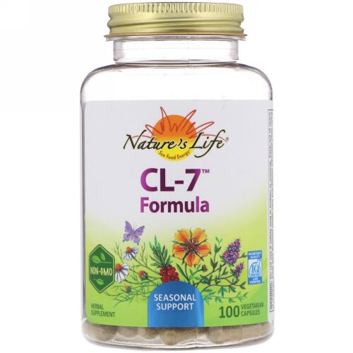 Nature's Herbs, CL-7フォーミュラ、100ベジタリアンカプセル (Discontinued Item)