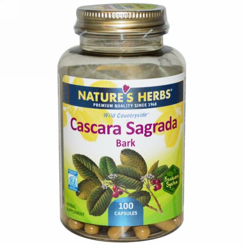 Nature's Herbs, カスカラサグラダの樹皮, 100カプセル (Discontinued Item)