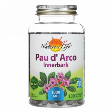 Nature's Herbs, パウダルコ、 内樹皮、 100 カプセル