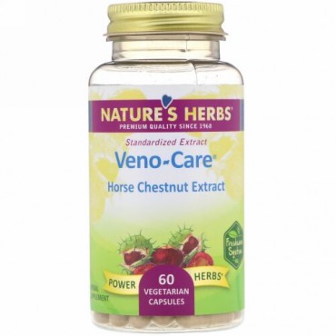 Nature's Herbs, Veno-Care, Horse Chestnut Extract, 60 Vegetarian Capsules (Discontinued Item)