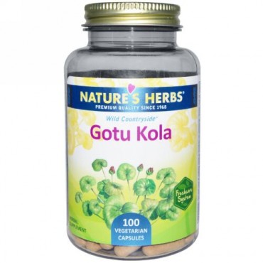 Nature's Herbs, ワイルドカントリーサイド、ツボクサ、100植物性カプセル (Discontinued Item)