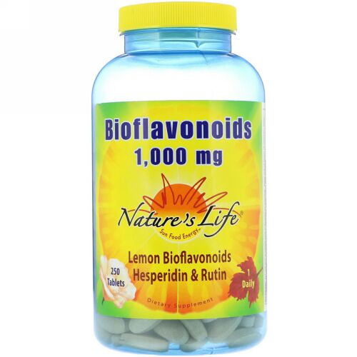 Nature's Life, バイオフラボノイド、1000mg、250粒