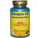 Nature's Life, コラーゲンリフト™, レスベラトロール・プラス, 60 ベジタブルカプセル (Discontinued Item)
