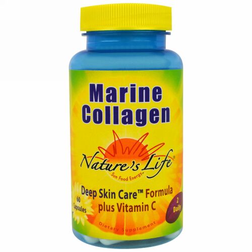 Nature's Life, マリンコラーゲン,  60 カプセル