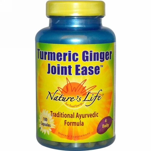 Nature's Life, Turmeric Ginger Joint Ease、カプセル100錠