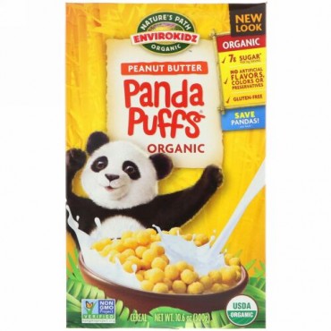 Nature's Path, EnviroKidz, オーガニックピーナッツバターパフ, 10.6オンス (300 g)