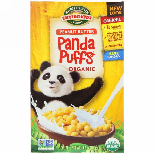 Nature's Path, EnviroKidz, オーガニックピーナッツバターパフ, 10.6オンス (300 g)