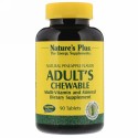 Nature's Plus, 成人用チュアブル・マルチビタミン&ミネラル、天然パイナップル味、タブレット90錠