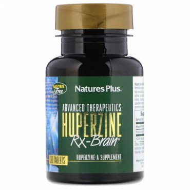 Nature's Plus, アドバンスト・セラピューティック、 Huperzine Rx-Brain、タブレット30 錠 (Discontinued Item)