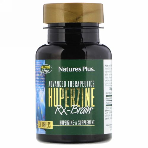 Nature's Plus, アドバンスト・セラピューティック、 Huperzine Rx-Brain、タブレット30 錠 (Discontinued Item)