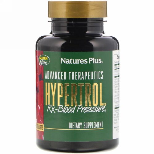 Nature's Plus, アドバンスト・セラピューティック、 Hypertrol RX Blood Pressure、タブレット60錠