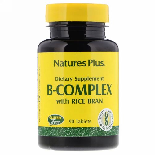 Nature's Plus, B-コンプレックス・ライスブラン、 90タブレット