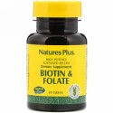 Nature's Plus, ビオチン＆葉酸、30粒