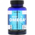 Nature's Plus, ブレインスーテックス、オメガ+、500mg、ソフトゲル60個 (Discontinued Item)