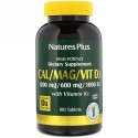 Nature's Plus, カル/マグ/ビタミンD3、ビタミンK2配合、180 錠