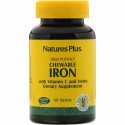 Nature's Plus, チュアブルアイアン、チェリー風味、90錠