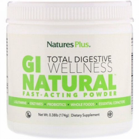 Nature's Plus, GIナチュラル即効性パウダー、0.38 lb (174 g)