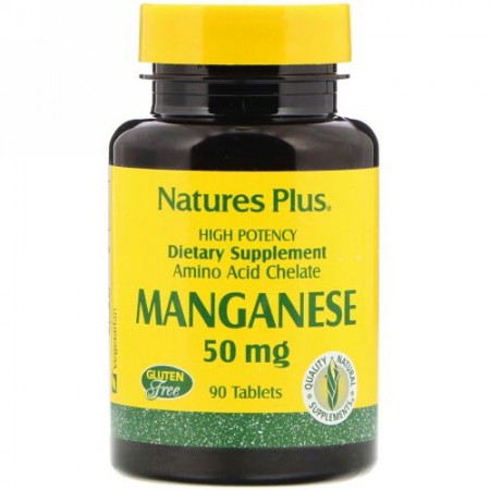 Nature's Plus, マンガン、50 mg、90錠