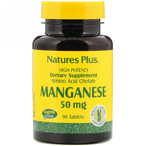 Nature's Plus, マンガン、50 mg、90錠