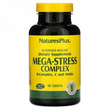 Nature's Plus, メガストレス コンプレックス、90粒