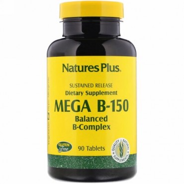 Nature's Plus, メガB-150、バランスBコンプレックス、90錠