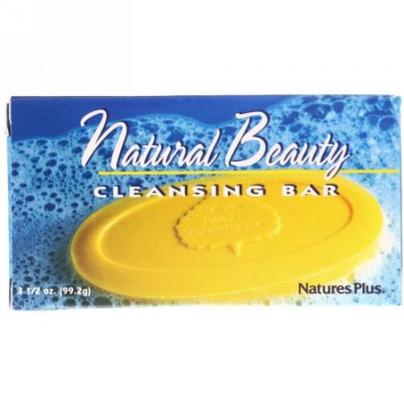 Nature's Plus, ナチュラルビューティークレンジングバー、 3 1/2オンス (99.2 g)