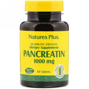 Nature's Plus, パンクレアチン、1000 mg、60錠