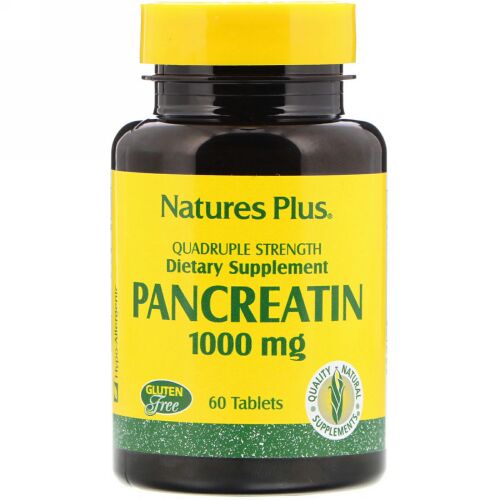 Nature's Plus, パンクレアチン、1000 mg、60錠