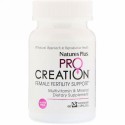 Nature's Plus, ProCreation（出産）、女性の妊活サポート、植物性カプセル60粒