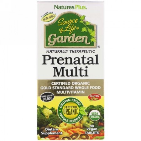 Nature's Plus, Source of Life Garden、ペアレンタルマルチ、90ビーガンカプセル (Discontinued Item)