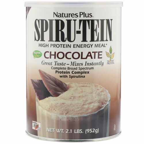 Nature's Plus, スピルテイン、 高タンパクエネルギー食品、チョコレート、 2.1パウンド. (952 g)