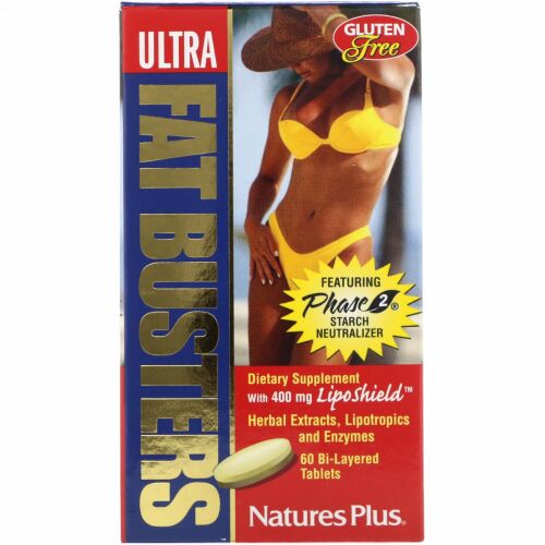 Nature's Plus, ウルトラファットバスターズ、二層構造 60 錠