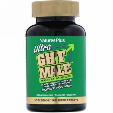 Nature's Plus, ウルトラGHT男性用、最大効力、男性用ブースト、徐放性錠剤90錠