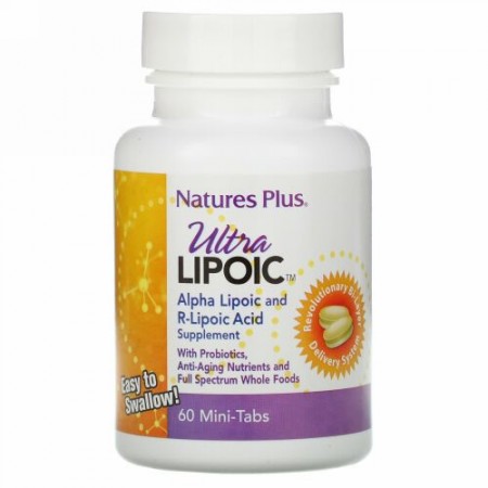 Nature's Plus, ウルトラリポイック、ミニタブレット 60 錠