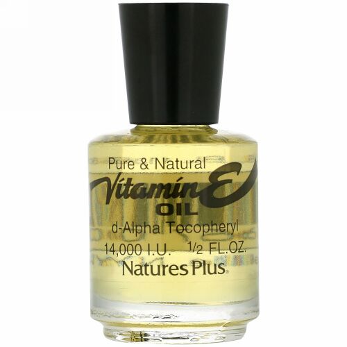 Nature's Plus, ビタミン E オイル, 14,000 国際単位, 1/2 液量オンス