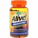 Nature's Way, Alive! （アライブ！）イミューングミ、グレープ/チェリー味、グミ90粒