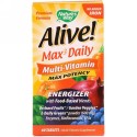 Nature's Way, Alive!（アライブ！）マックス3デイリー、マルチビタミン、鉄無添加、60粒