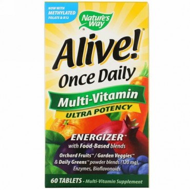 Nature's Way, Alive! （アライブ！）1日1錠、マルチビタミン、60粒