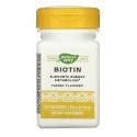 Nature's Way, Biotin, Cherry Flavored, 1,000 mcg, 100 Vegan Lozenges