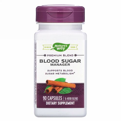 Nature's Way, ブラッドシュガーマネージャー、カプセル90粒